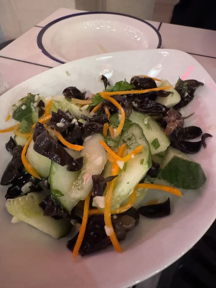 Cucumber and Mushroom Salad